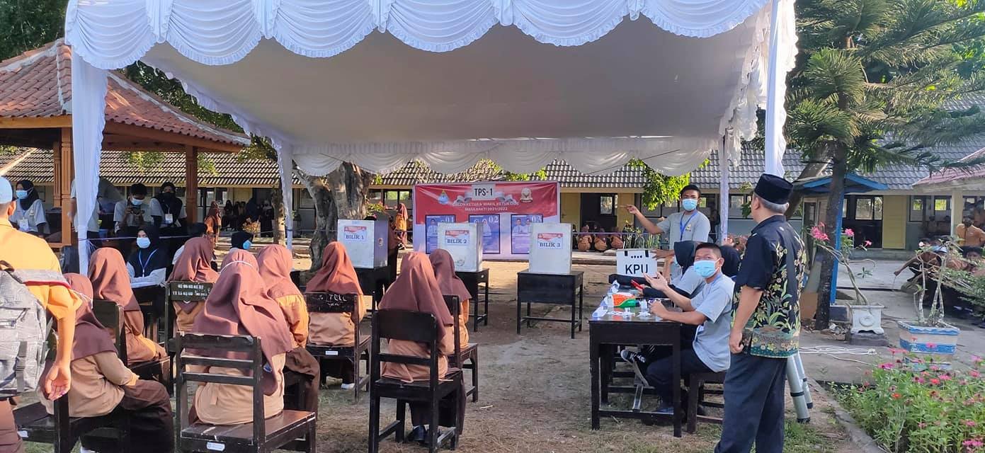 Proses Pemilihan Ketua OSIS (Pilkatos) SMAN 1 Labuhan Haji Mirip Pilpres dan Pilkada