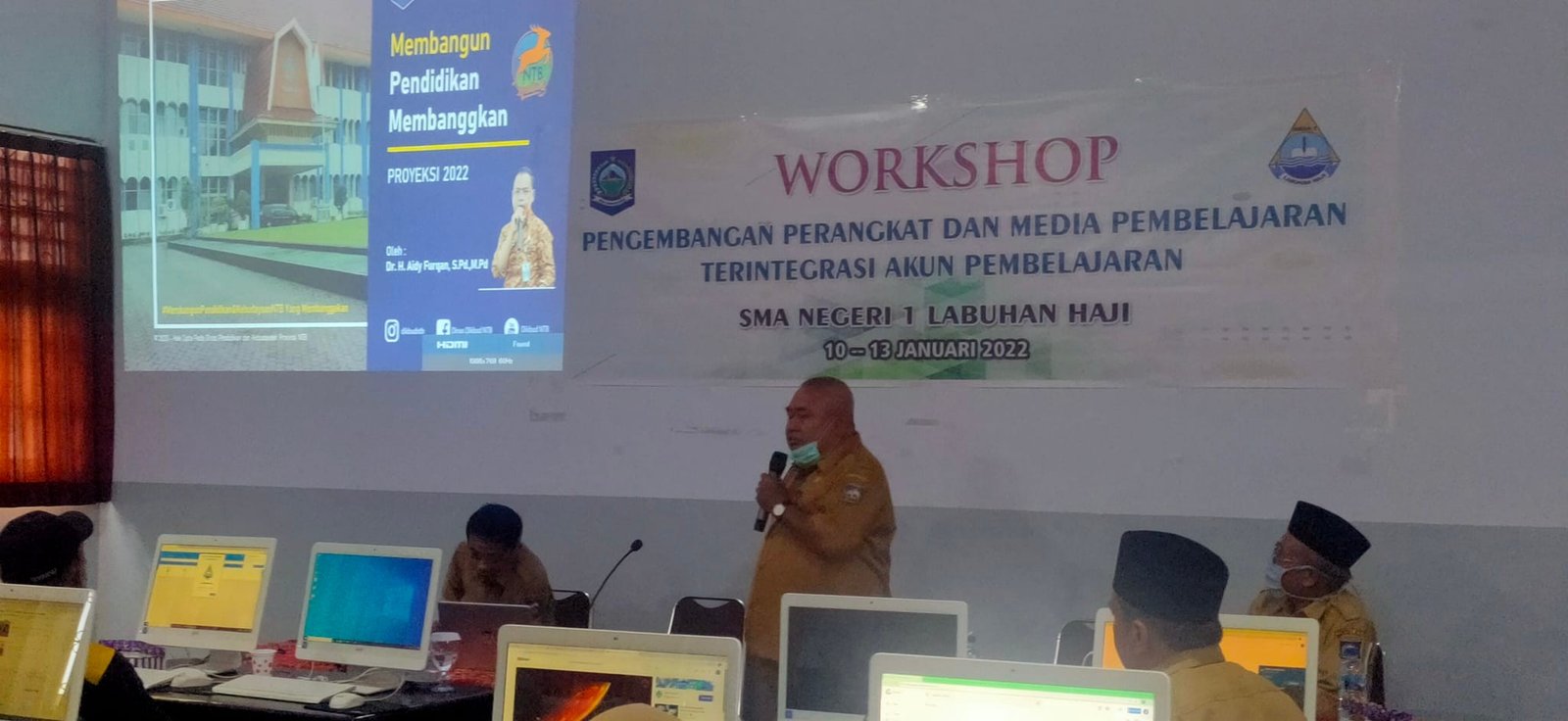 Kegiatan workshop Pengembangan Perangkat dan Media Pembelajaran Terintegrasi Akun Pembelajaran