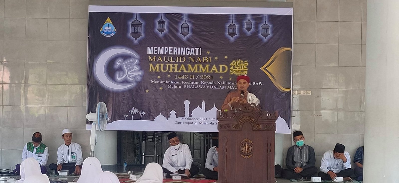 Kegiatan peringatan Maulid Nabi Besar Muhammad SAW 12 Rabiul Awwal 1443H/19 Oktober 2021